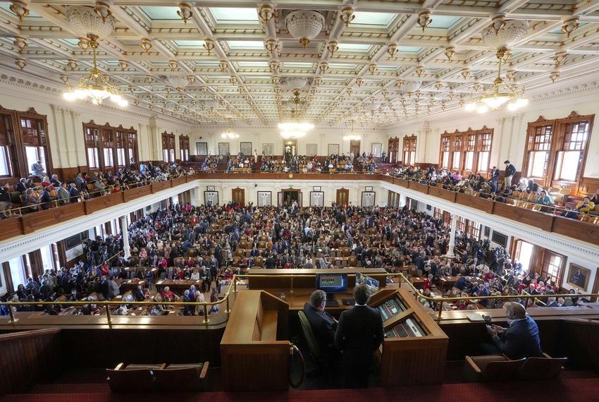 Opening Day of the 2023 Texas Legislature at the Capitol in Austin on Jan. 10, 2023.