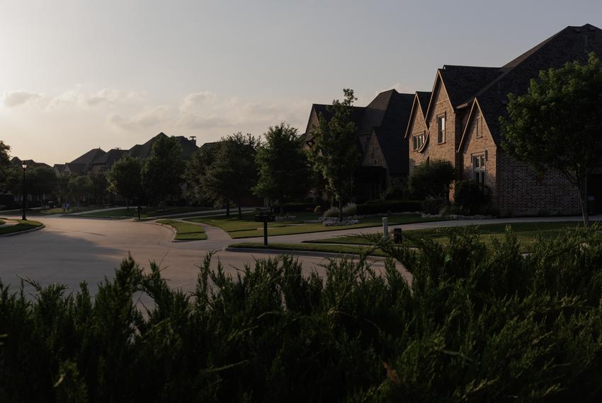 Star Creek, a neighborhood down the street of the Allen Premium Outlets, in Allen, TX on May 8, 2023.