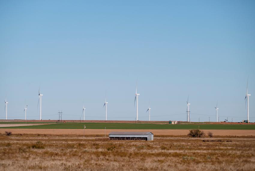 A windmill farm outside of Vernon on Sunday, December 3, 2023.                                                                           