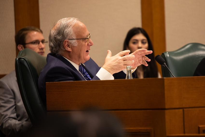 State Sen. Kirk Watson, D-Austin, during the Senate Education Committee meeting on Mar. 5, 2019.