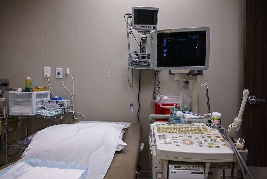 An examination room in Alamo Women’s Reproductive Services in San Antonio on June 14, 2022.