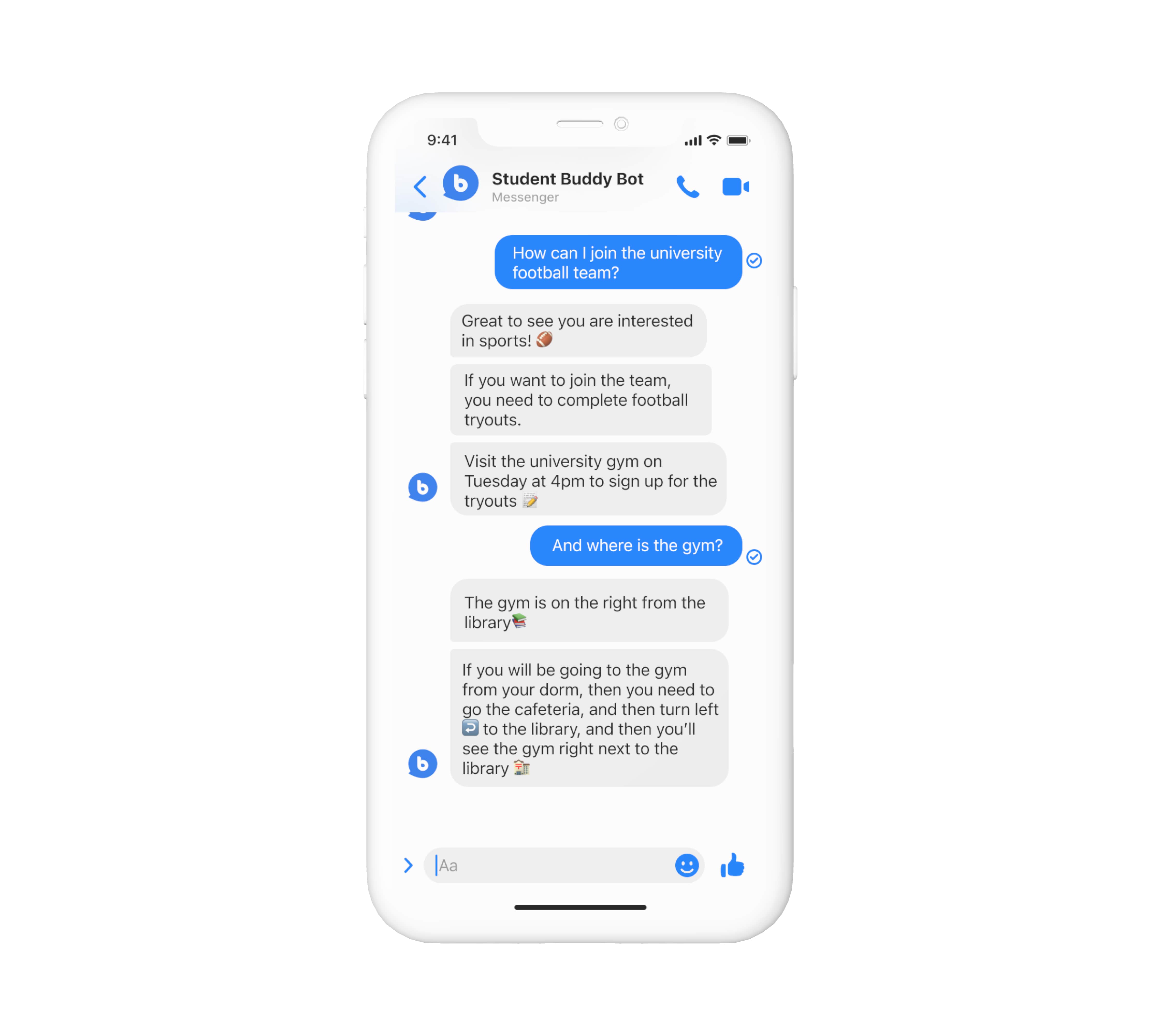 Campus guide chatbot