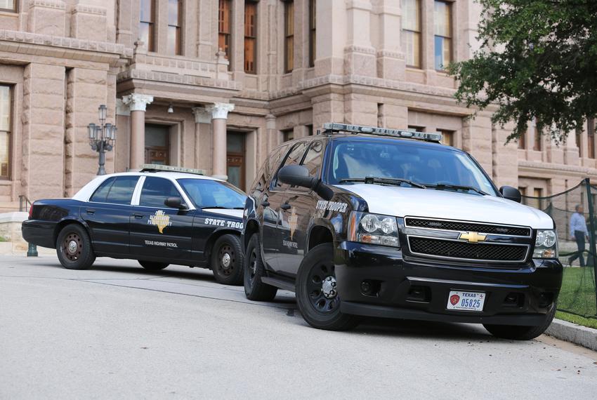 Increased presence of DPS at the state Capitol after a suspicious package was reported in Austin on Oct. 30, 2018.