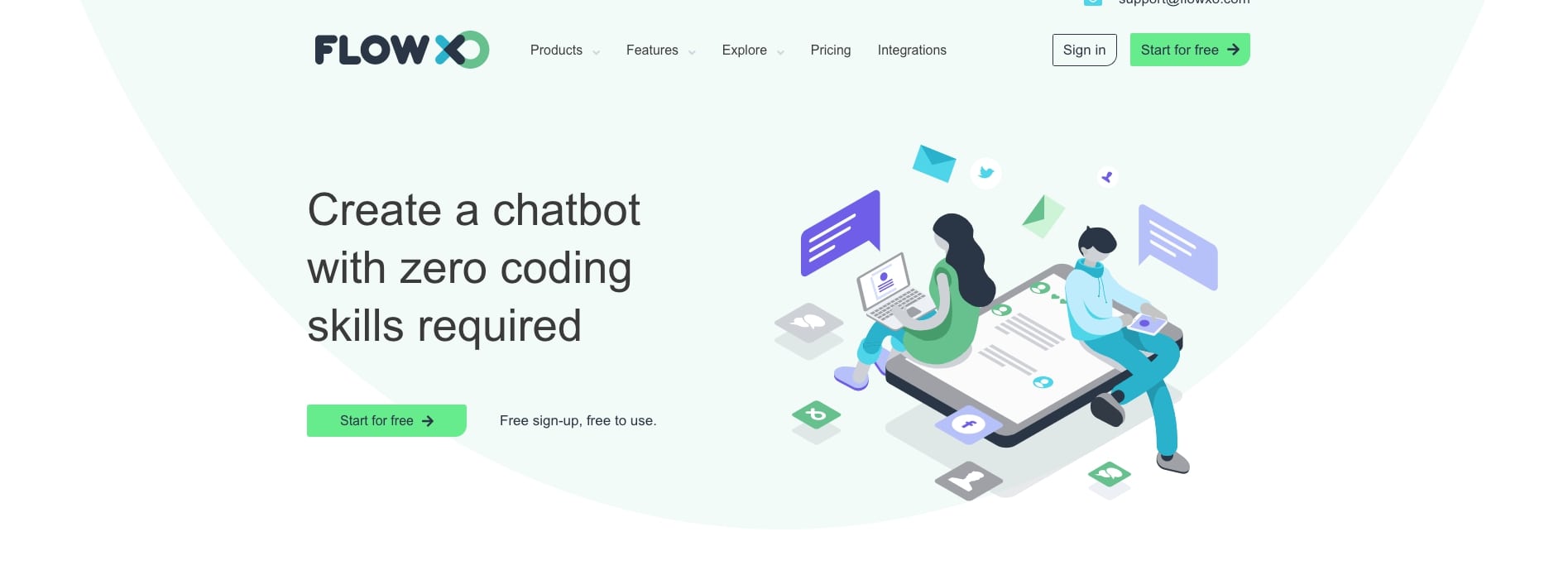 Flowxo chatbot platform