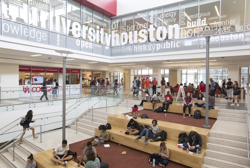 University of Houston students back on campus in Houston Tuesday, September 5, 2017 after the labor day holiday and Tropical Storm Harvey.                            