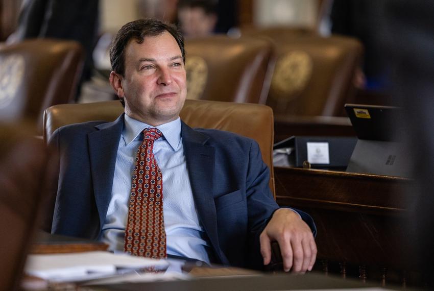 State Rep. Craig Goldman, R-Fort Worth, at his desk on the House floor on May 4, 2021.