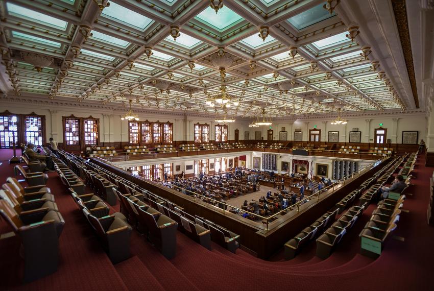 The Texas House of Representatives on Jan. 13, 2021.