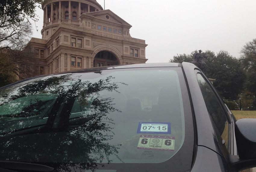 Inspection stickers will begin disappearing from Texas vehicles when the state rolls out a new single-sticker program for inspection and registration on March 1, 2015.
