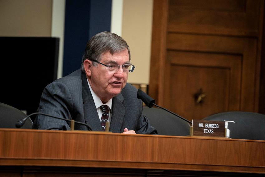 U.S. Rep. Michael Burgess, R-Lewisville, questions witnesses during a House Energy and Commerce Committee hearing in Washington, D.C., U.S., on June 23, 2020. Trump administration health officials will tell lawmakers that their agencies are preparing for a flu season that will be complicated by the coronavirus pandemic.