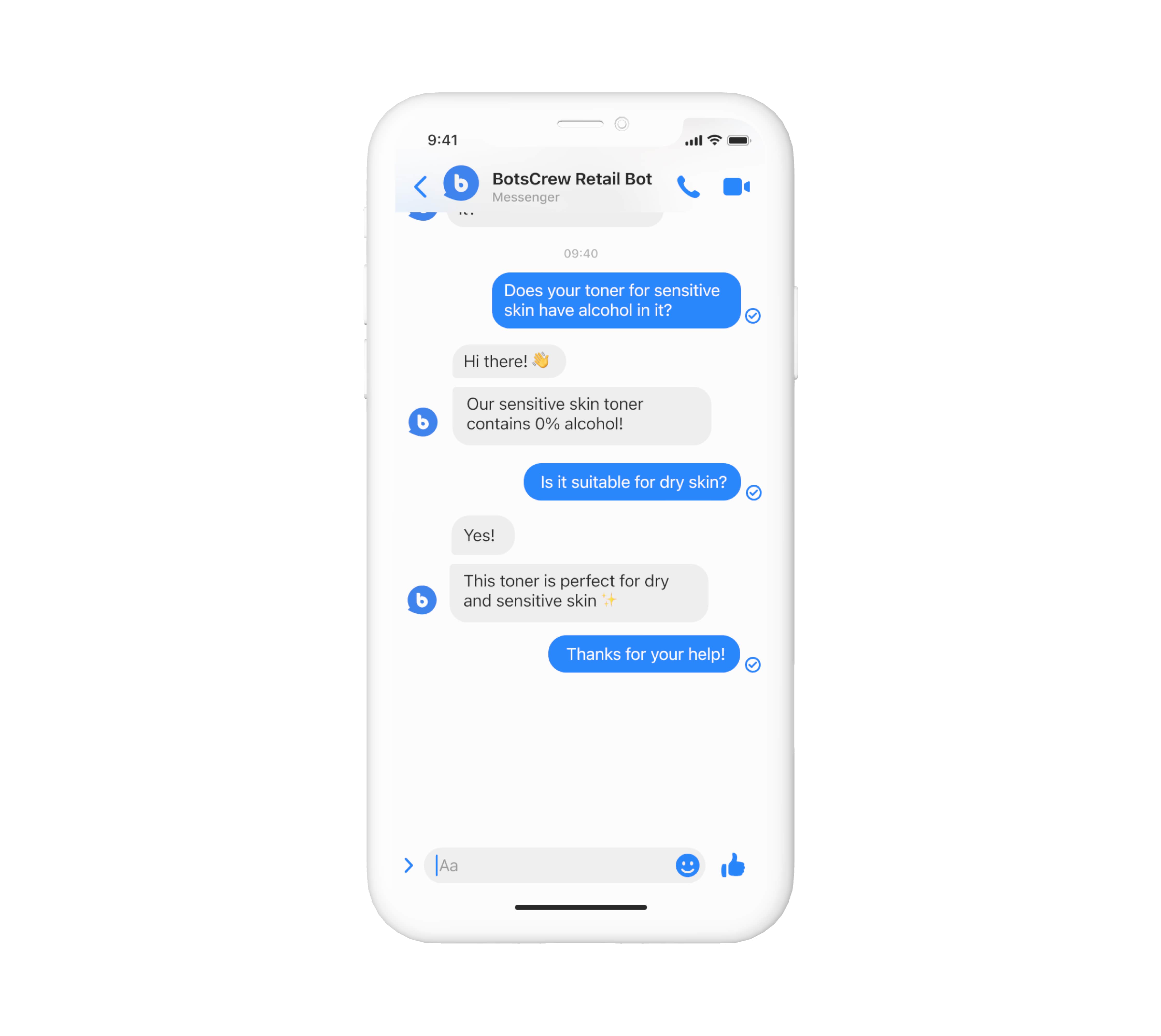 Retail chatbot assistant