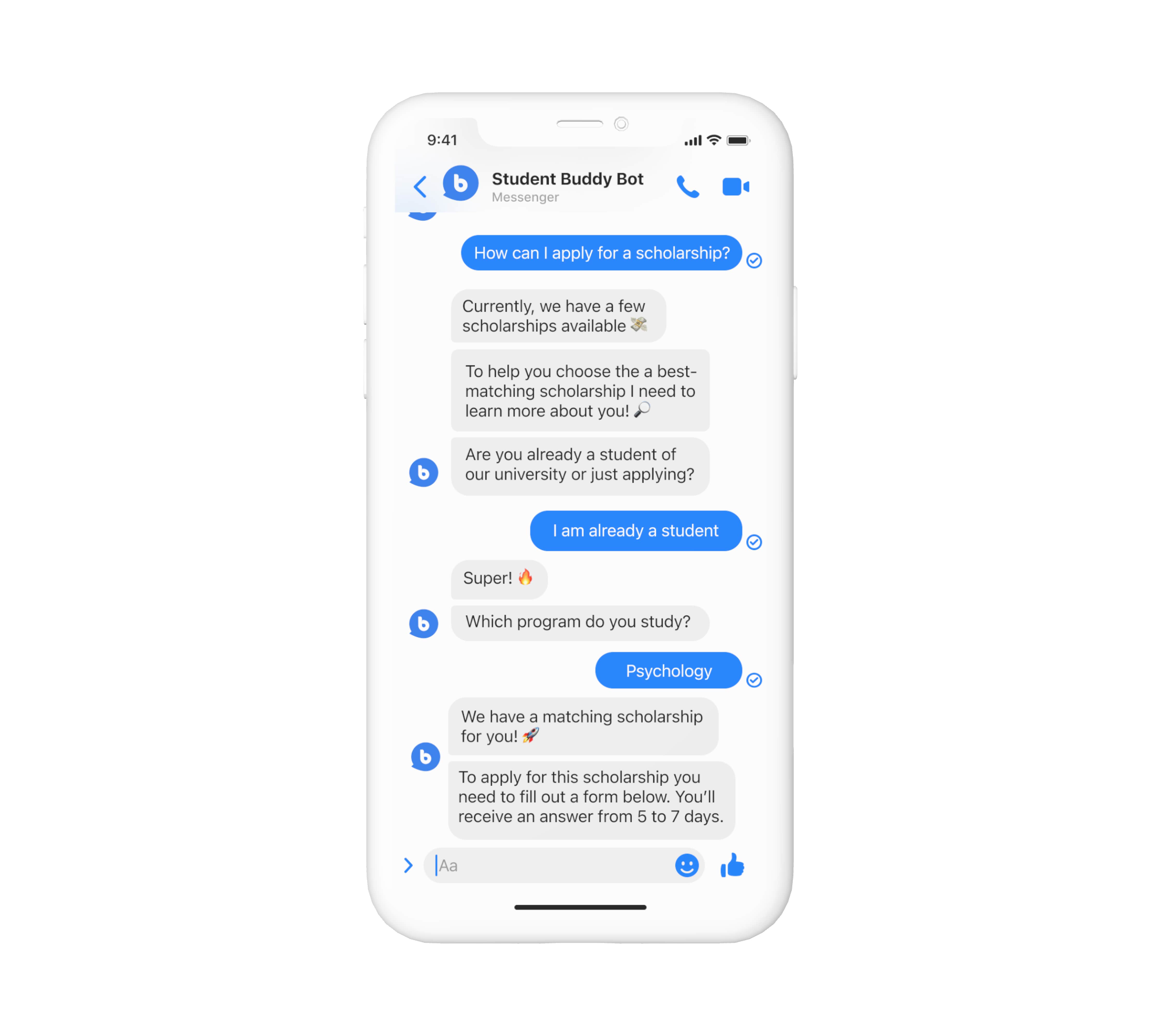 Student Buddy chatbot