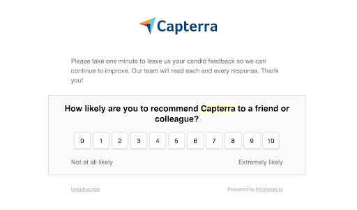 capterra survey