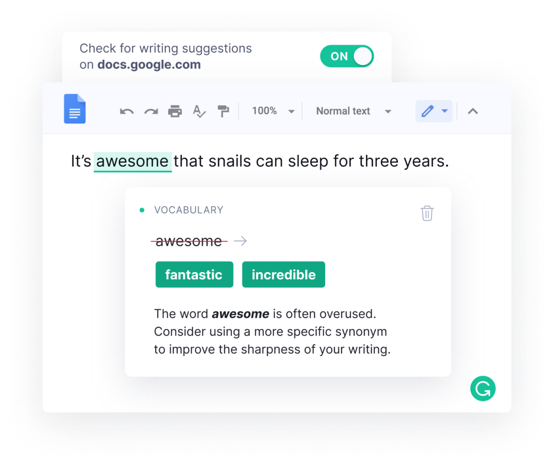 Grammarly for Chrome