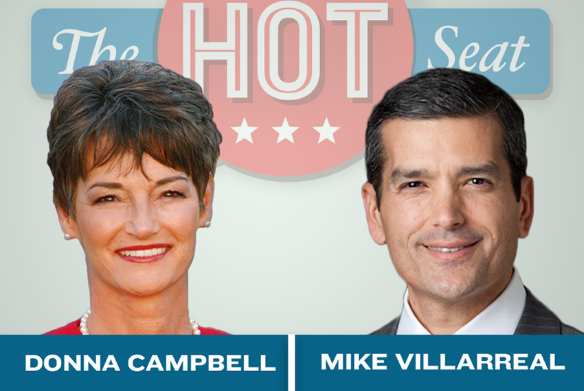 "The Hot Seat" featuring Donna Campbell and Mike Villerreal in San Antonio
