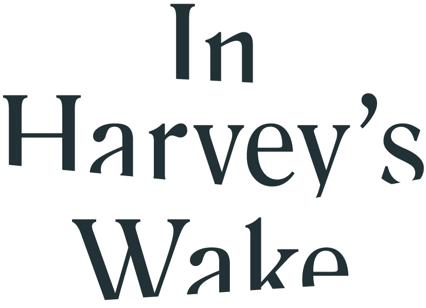 Series logo for In Harvey's Wake